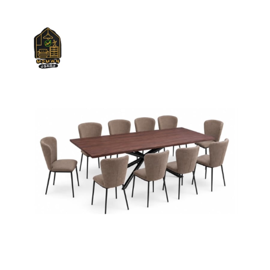 طقم طاولة طعام 10 كراسي