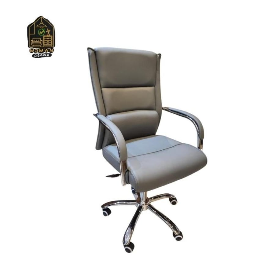 Luxury swivel chair designed from genuine leather