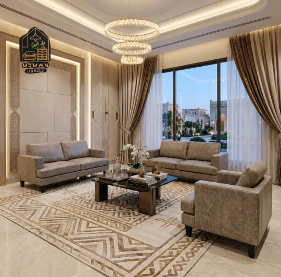 طاولة شاي رخام طبيعي مودرن