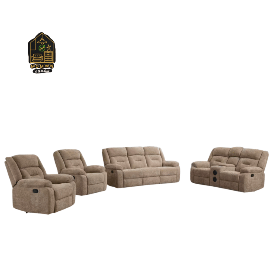 Luxury smart recliner sofa set, multiple colors