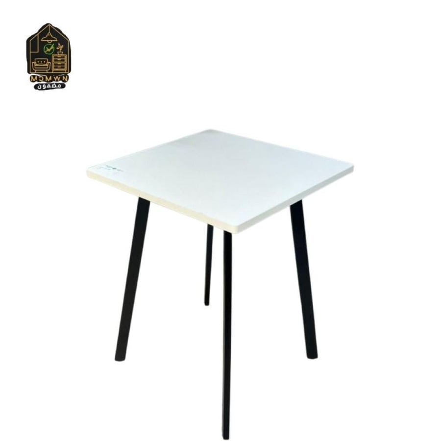 Multi-purpose side table, two colors: round and square