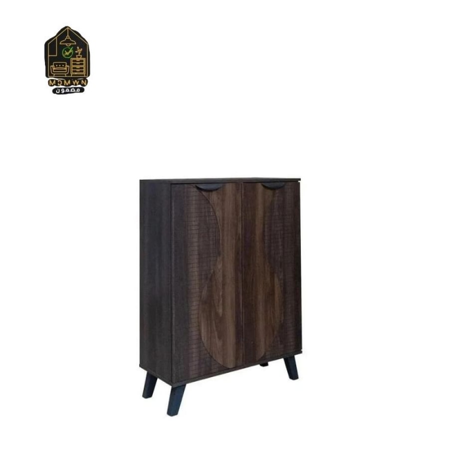 Modern TV table and shoe storage cabinet coordination set