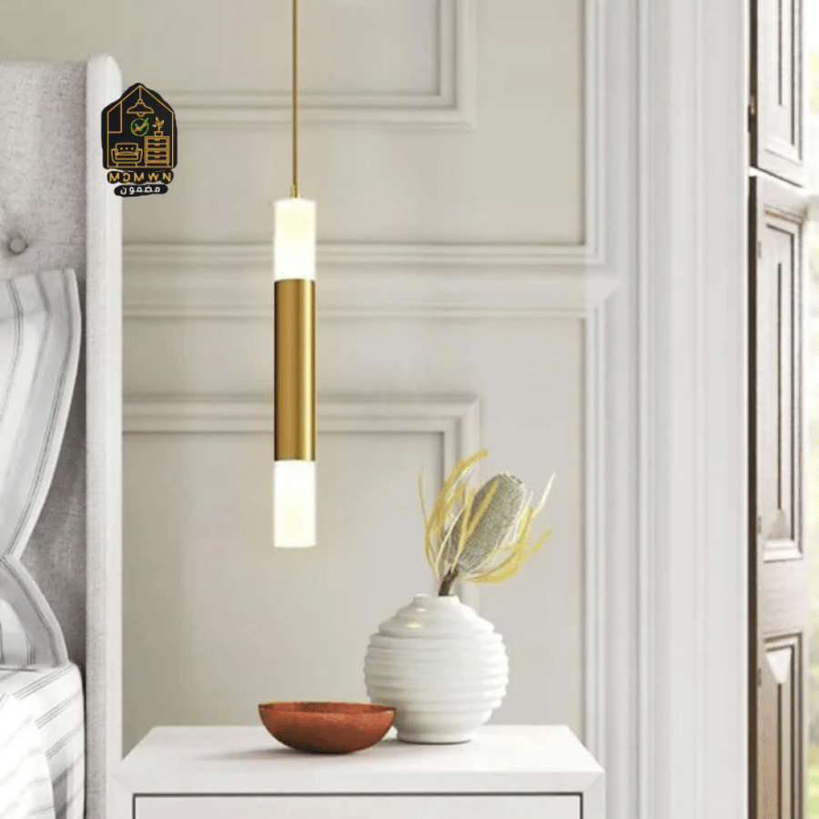 Modern bronze LED pendant light
