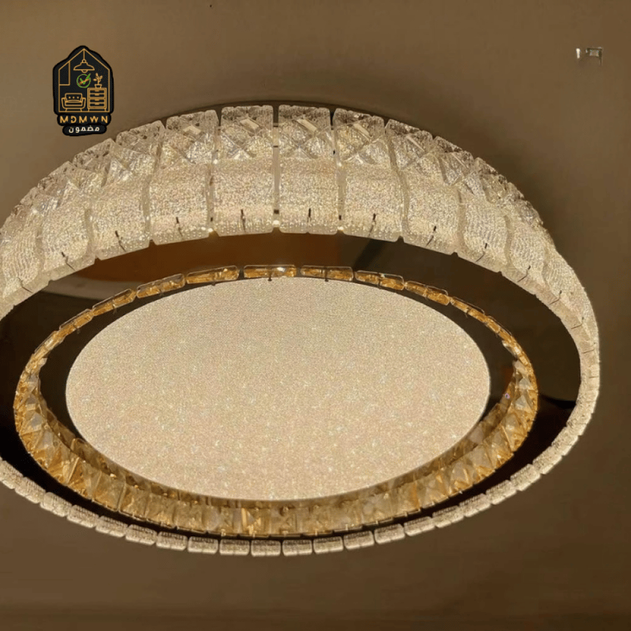 ثريا كريستال مودرن LED - تصميم دائري فاخر