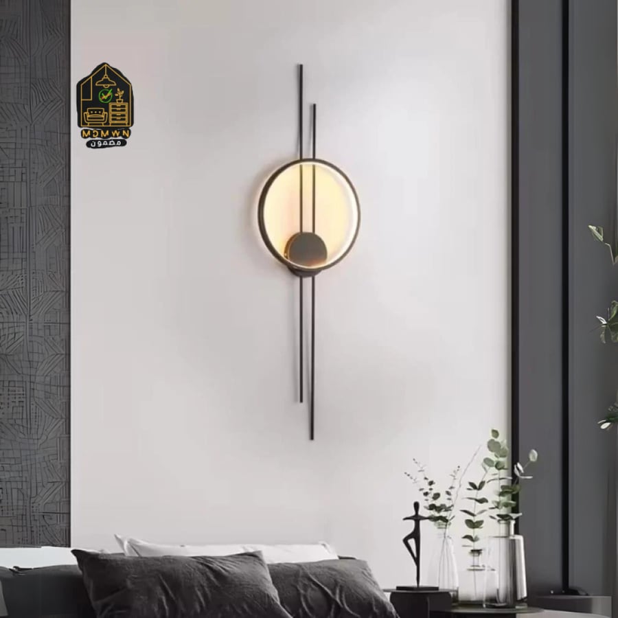 Black wall light