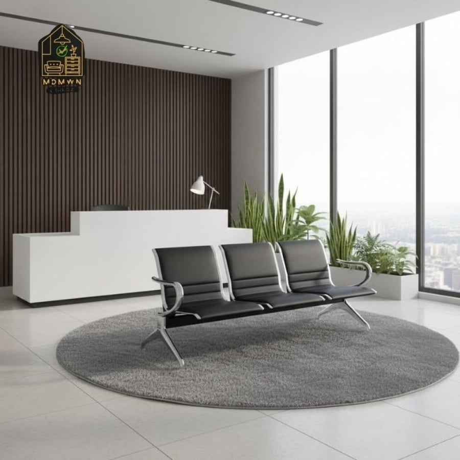 Three-seat waiting chair with a stylish and modern design that fits anywhere