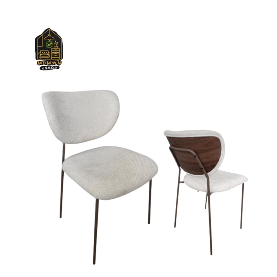 Cafe chair and dining table, white