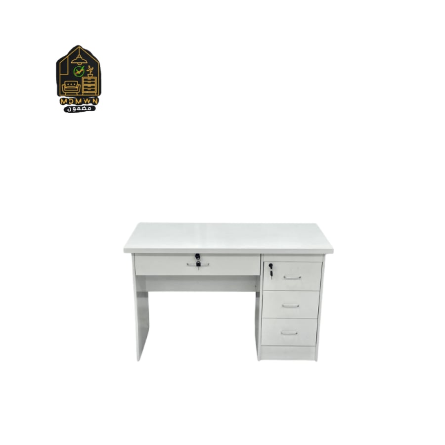 Practical wooden work desk, available in various colors and sizes.