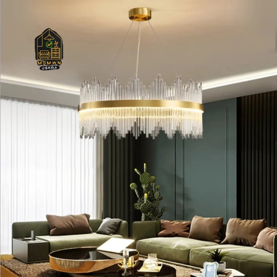 60cm LED glass pen chandelier