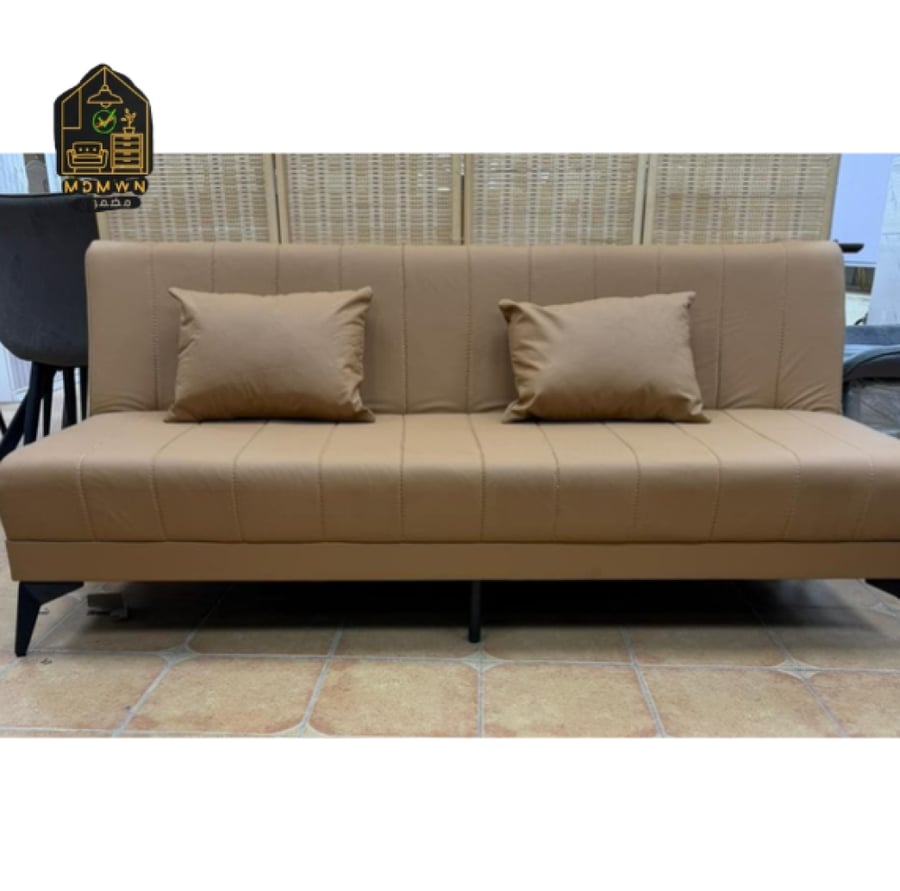 Modern sofa bed with an elegant two-tone design