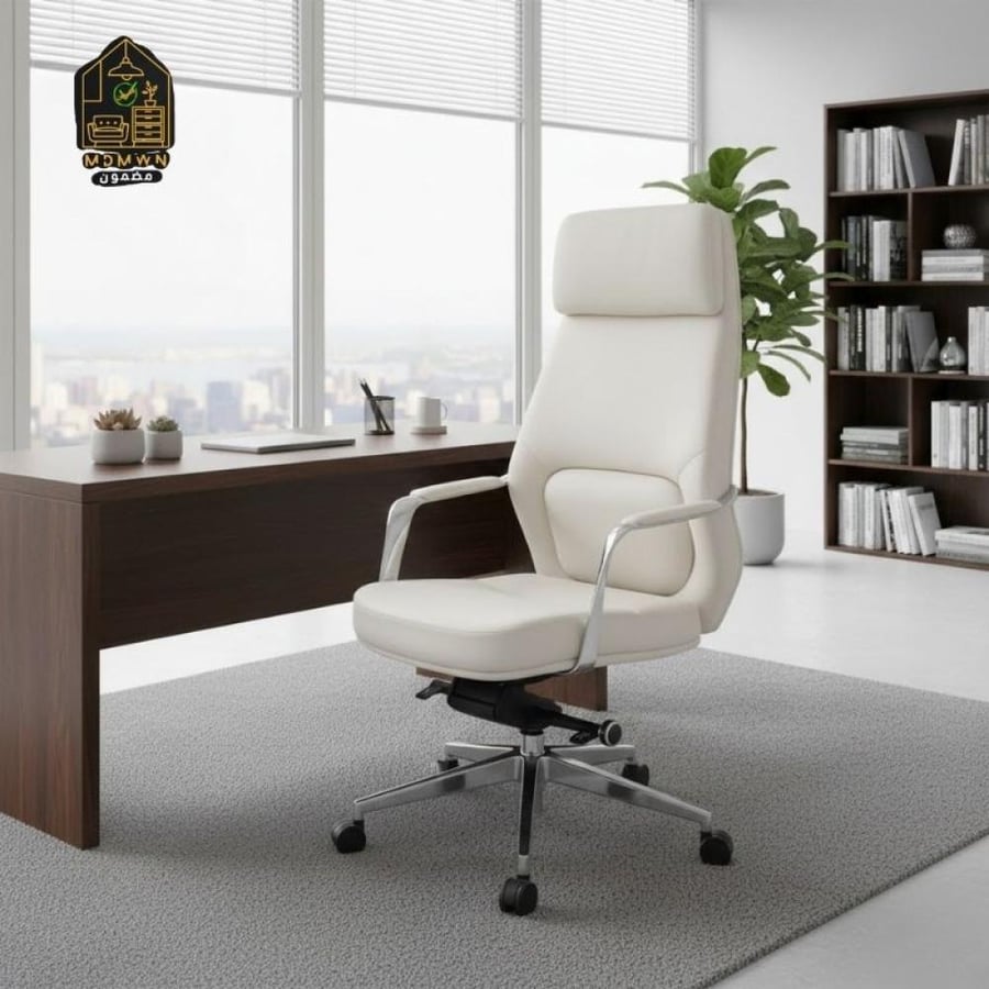 Swivel or stationary office chair