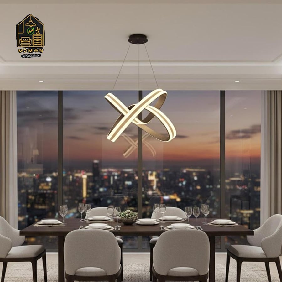 Spiral Chandelier Cross Art Design