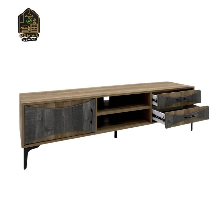 Wooden plasma table with elegant design in multiple colors