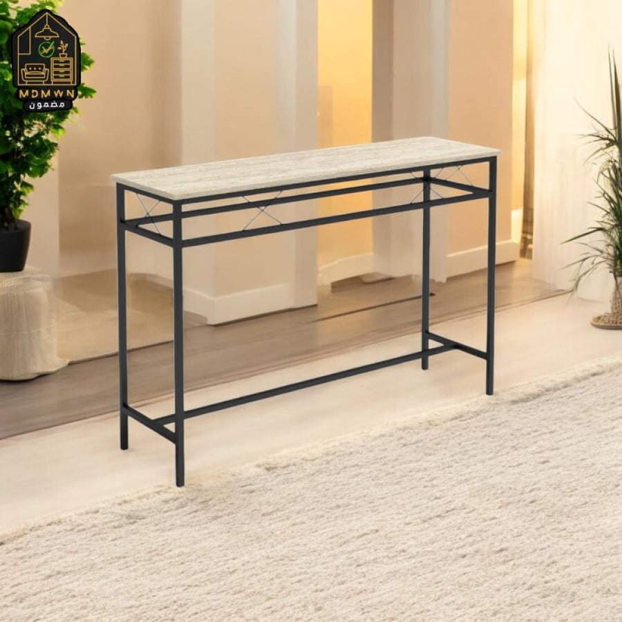glass top entry table