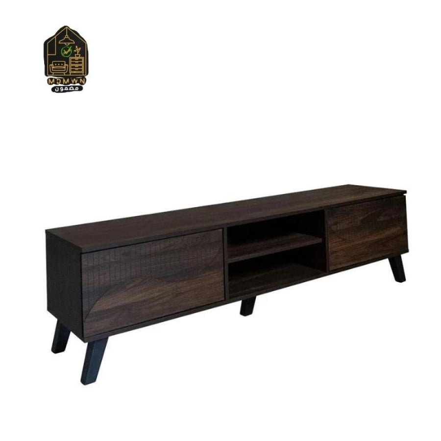 Modern TV table and shoe storage cabinet coordination set