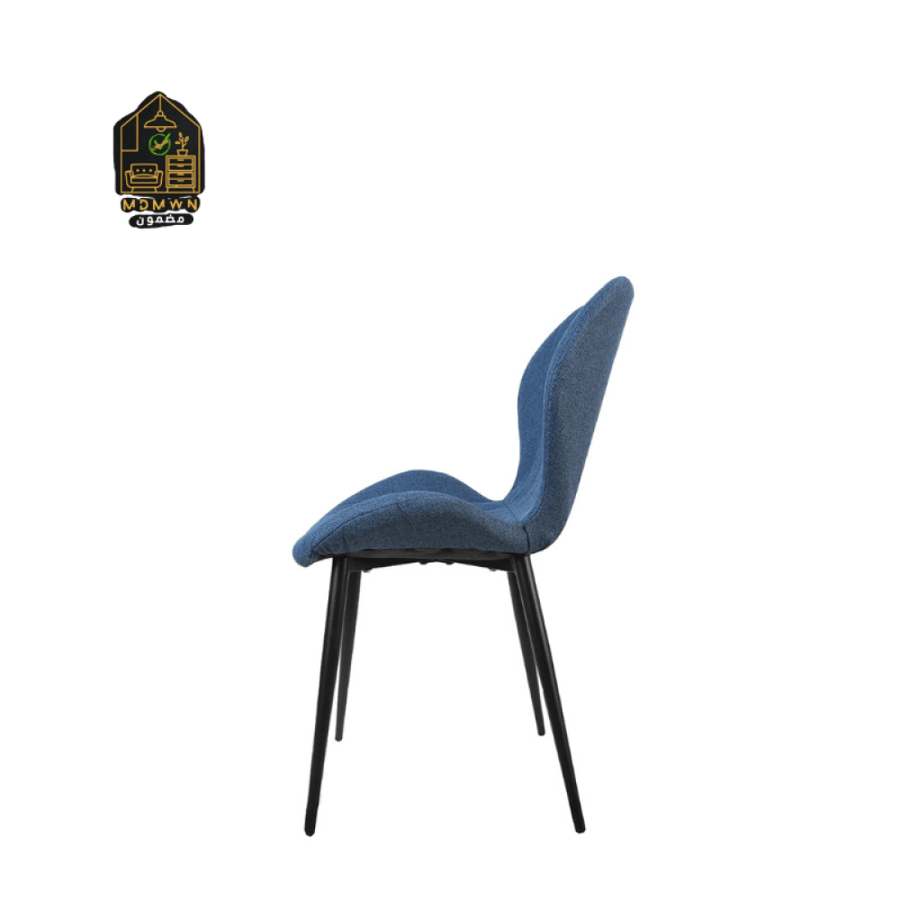 Modern design fabric dining chair with a comfortable seat