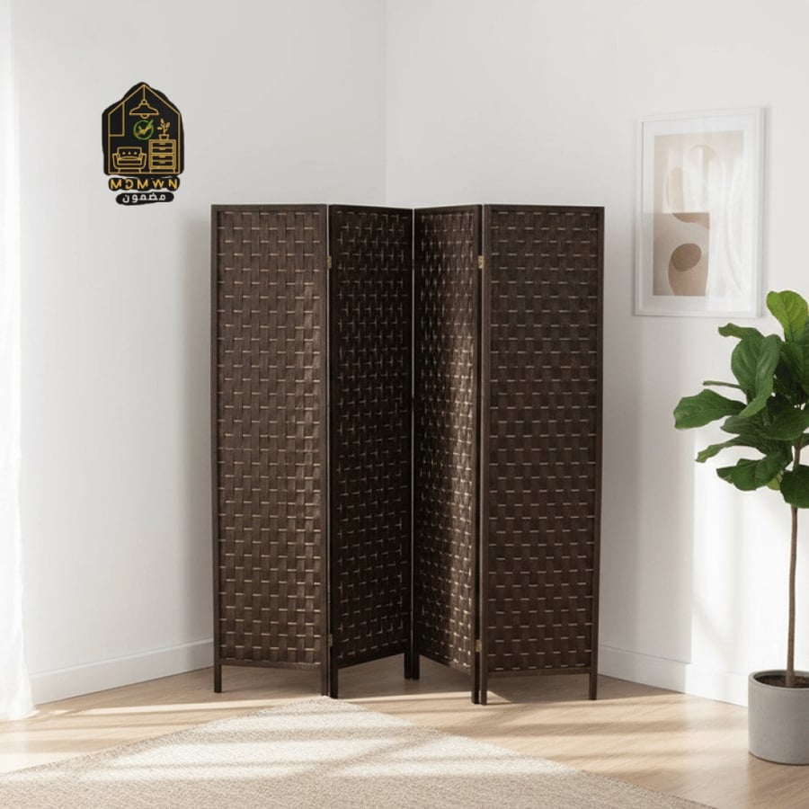 Wooden partition in multiple colors
