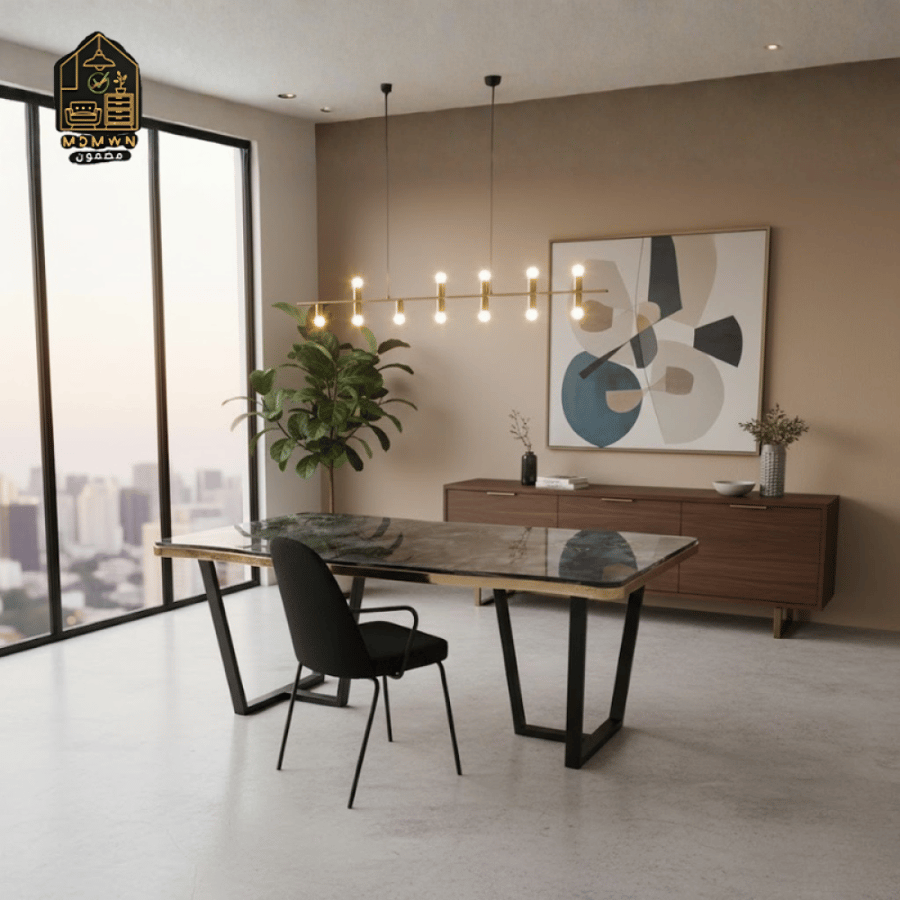 طاولة طعام تركي بتصميم موديرن 8 كراسي