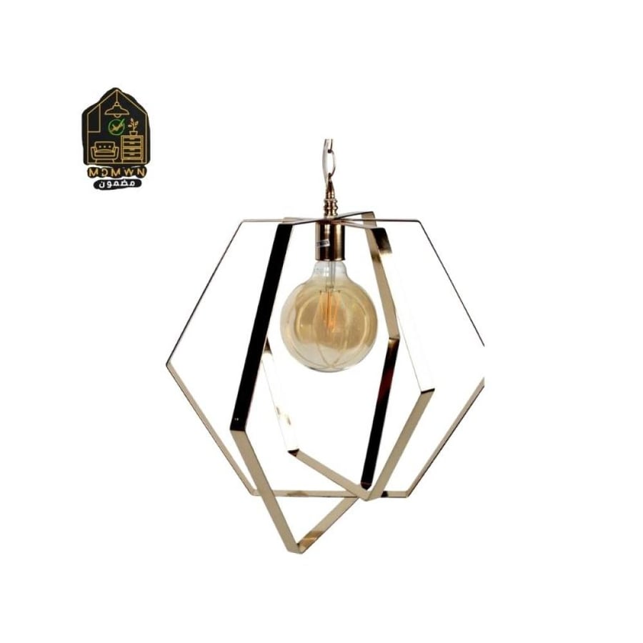 Modern gold chandelier