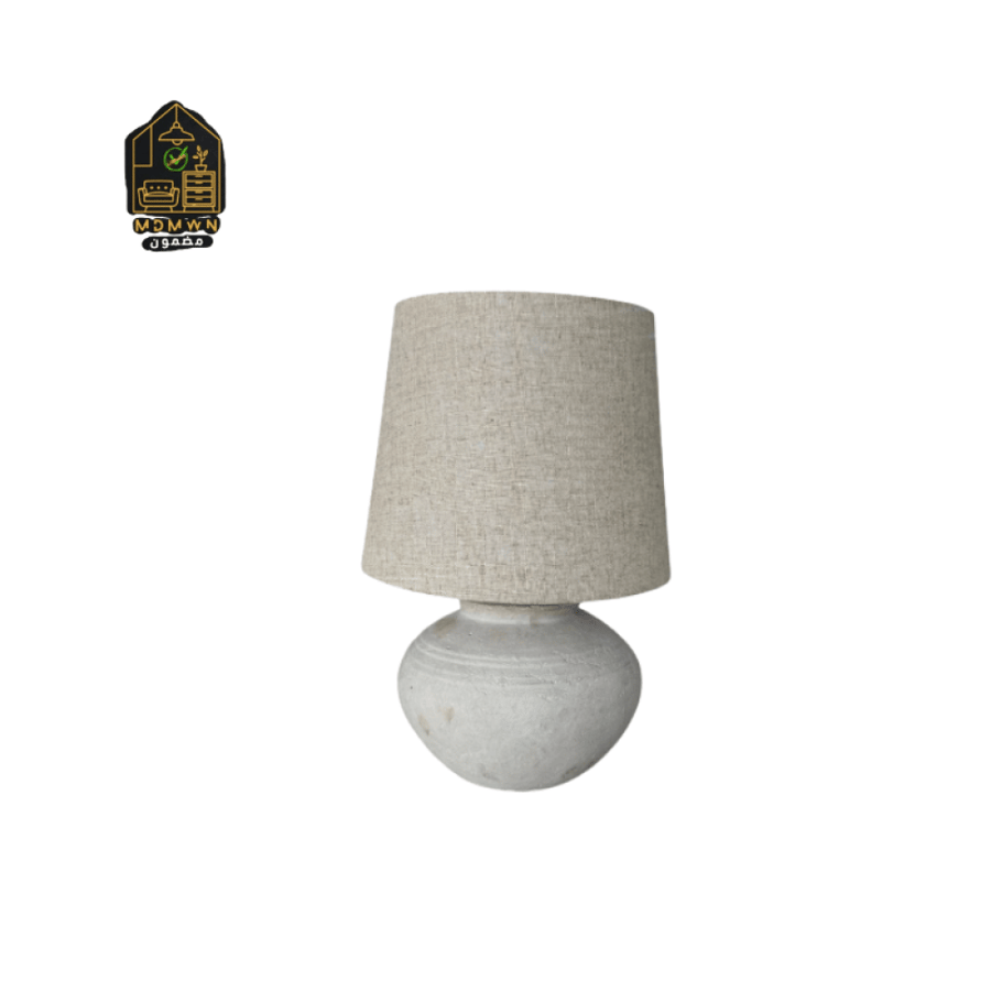 Ceramic lampshade, rustic style, multi-colored