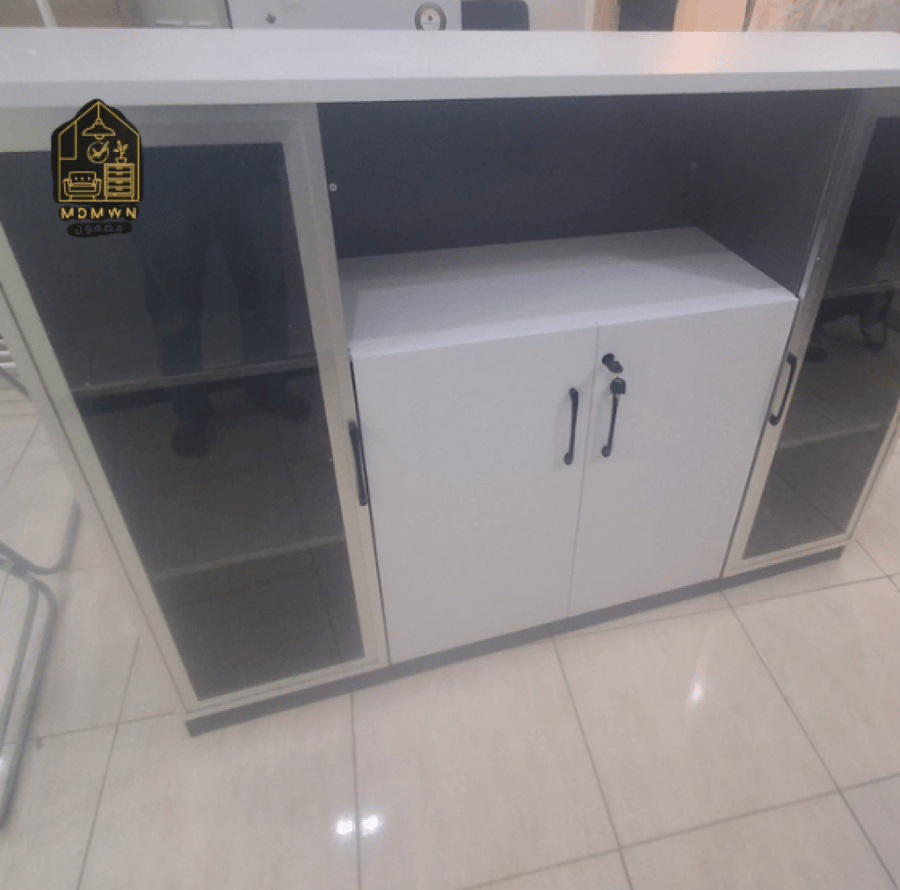 دولاب ملفات 4 أبواب قصير قزاز الوان متعدده