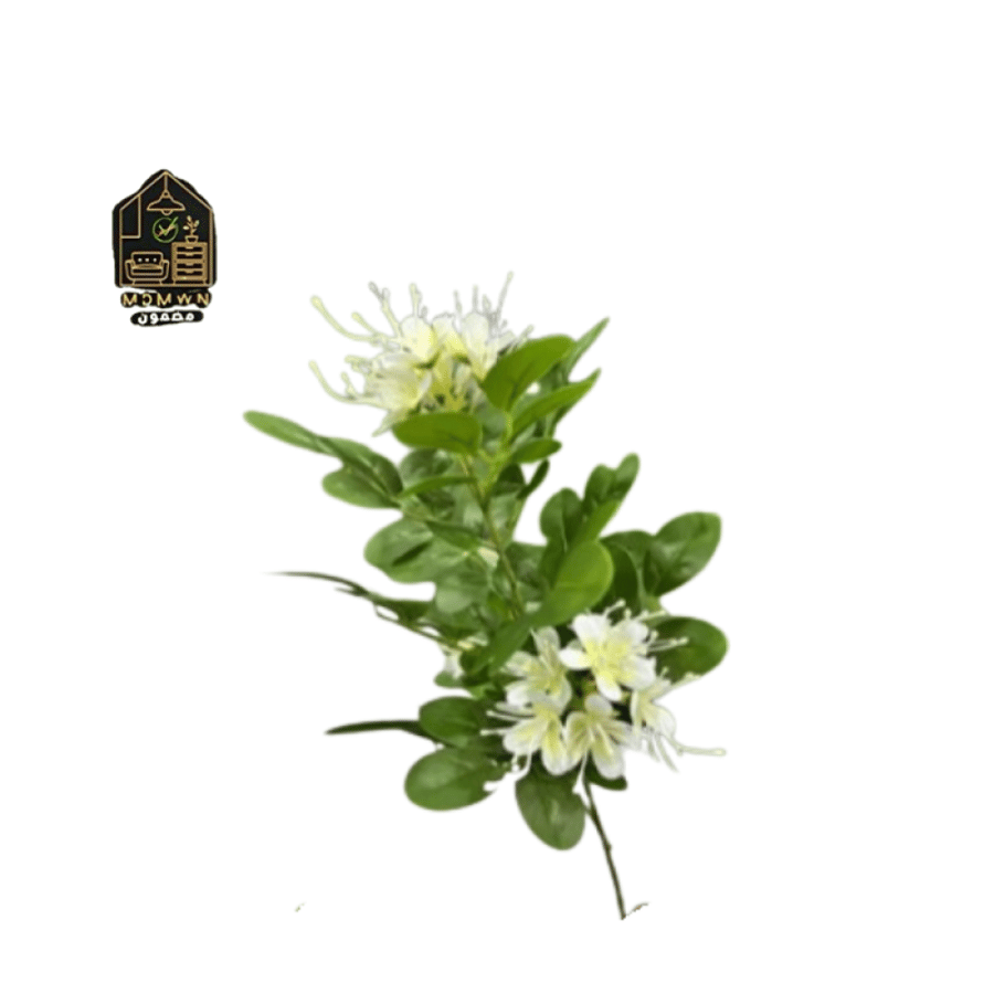 Artificial plant with elegant white flowers