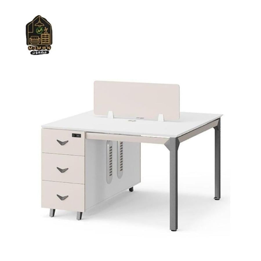 Dual-use workstation for two people featuring a modern design