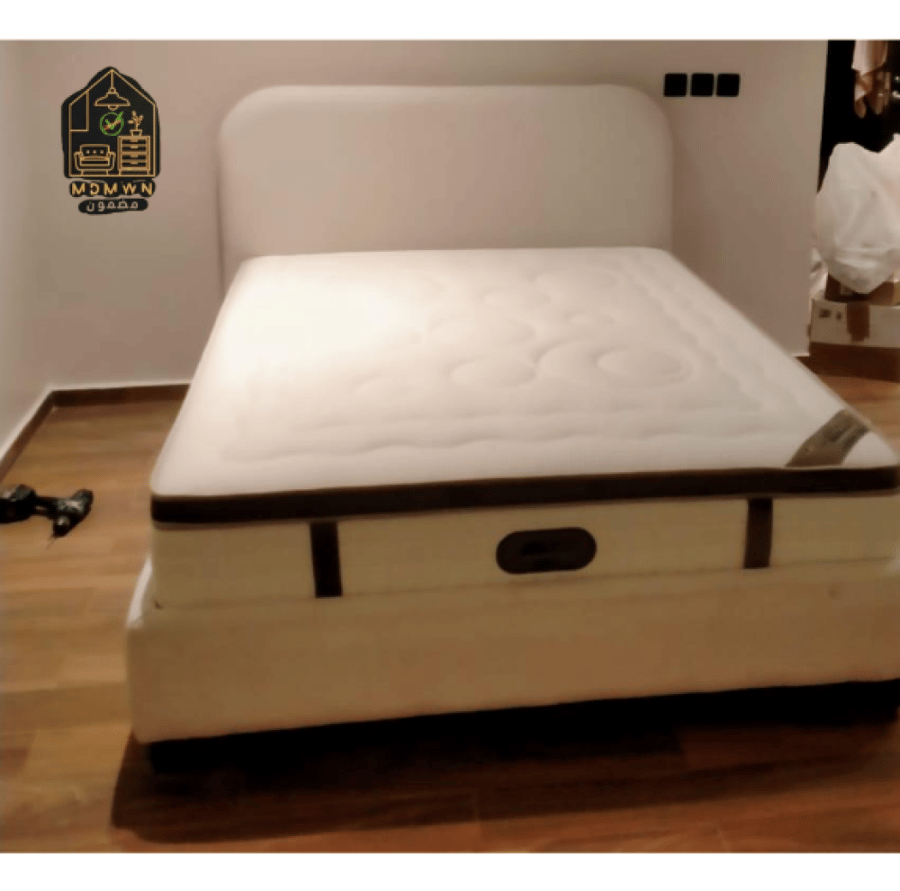 سرير مودرن أبيض