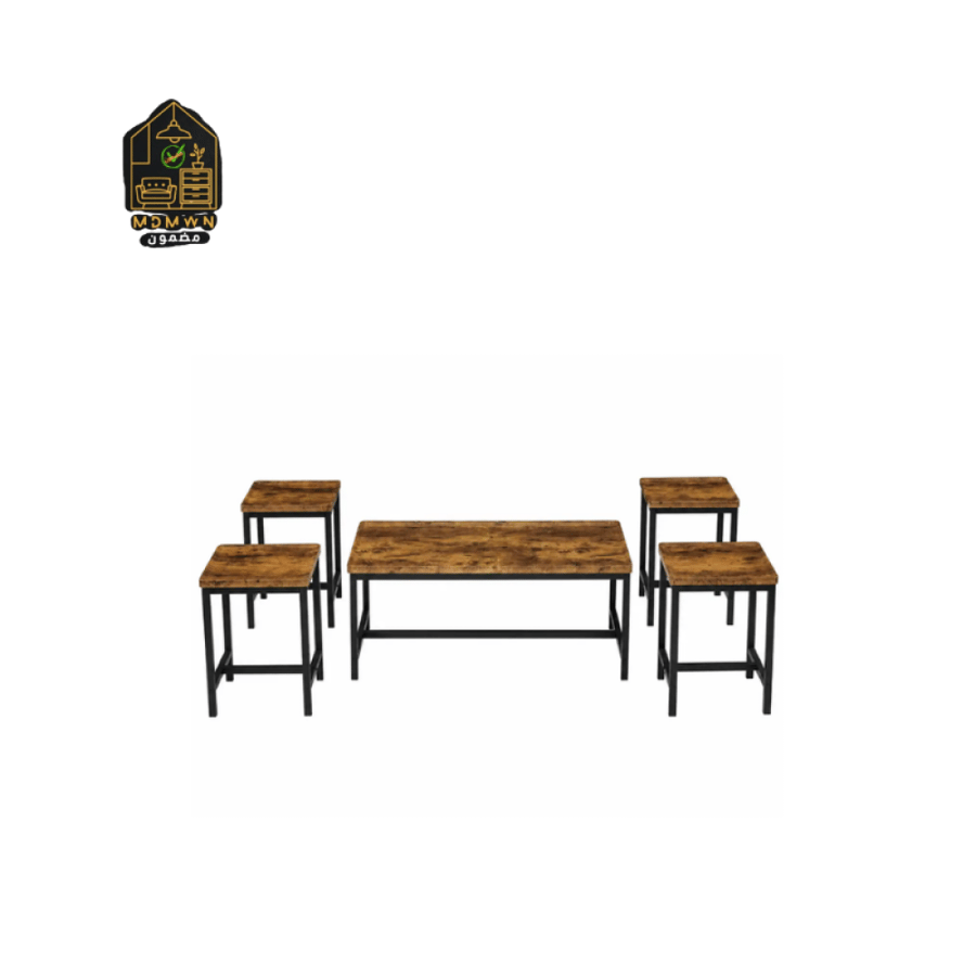 Rectangular wooden tea table set in various colors