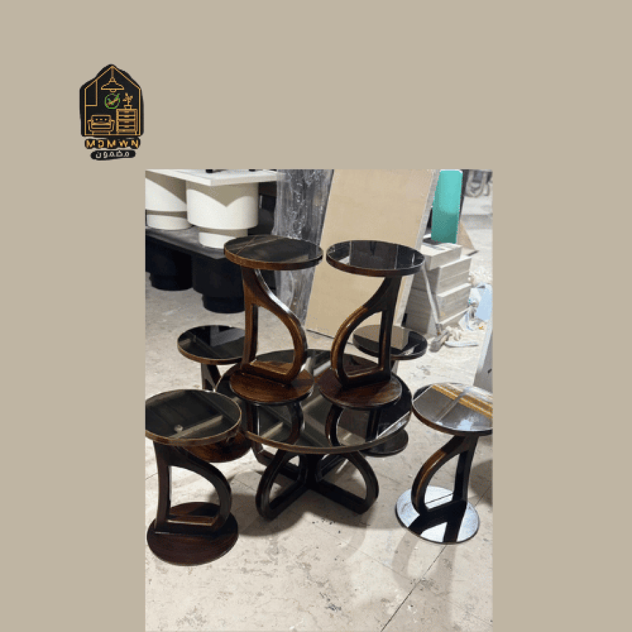 طقم طاولات خدمة تصميم مودرن مميز