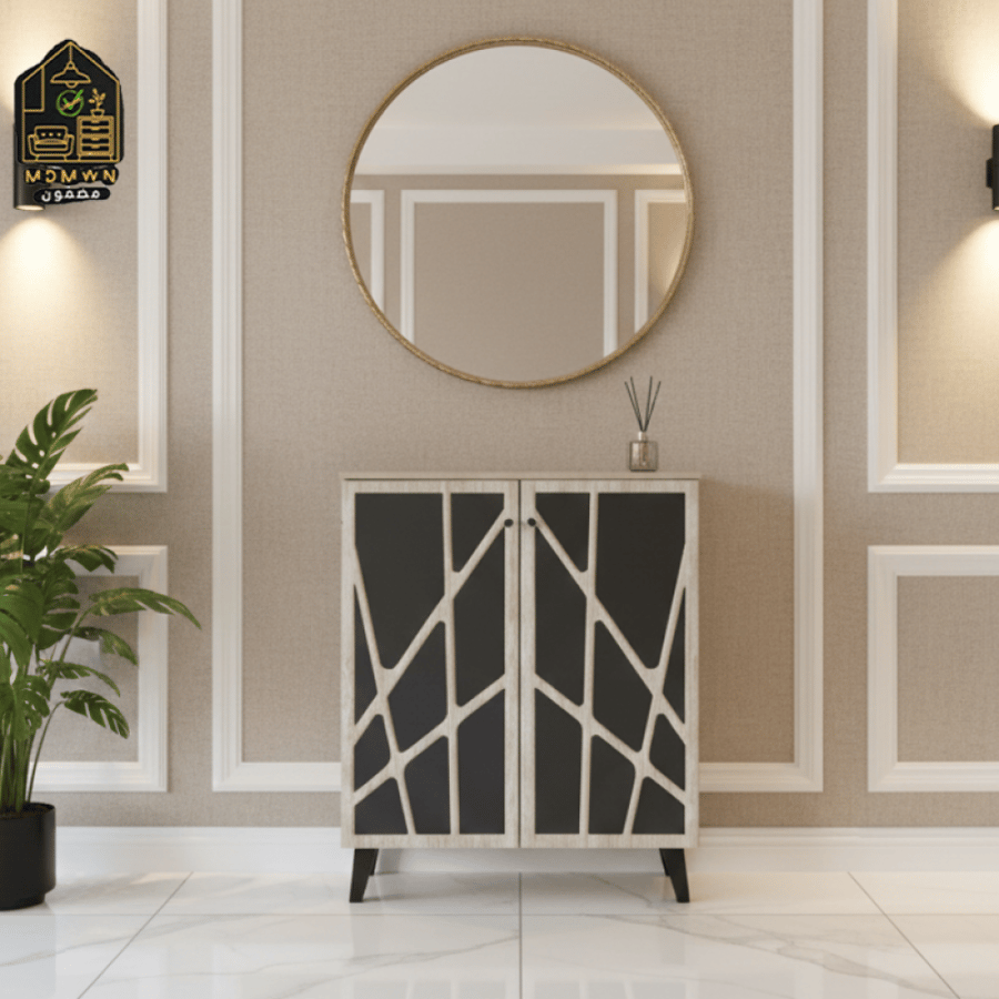 دولاب جزم ماليزي خشبي بابين