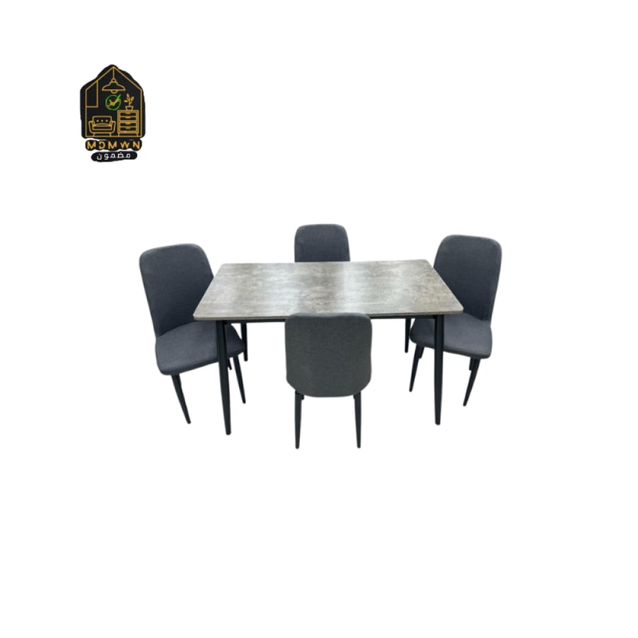 Modern dining table with 4 chairs