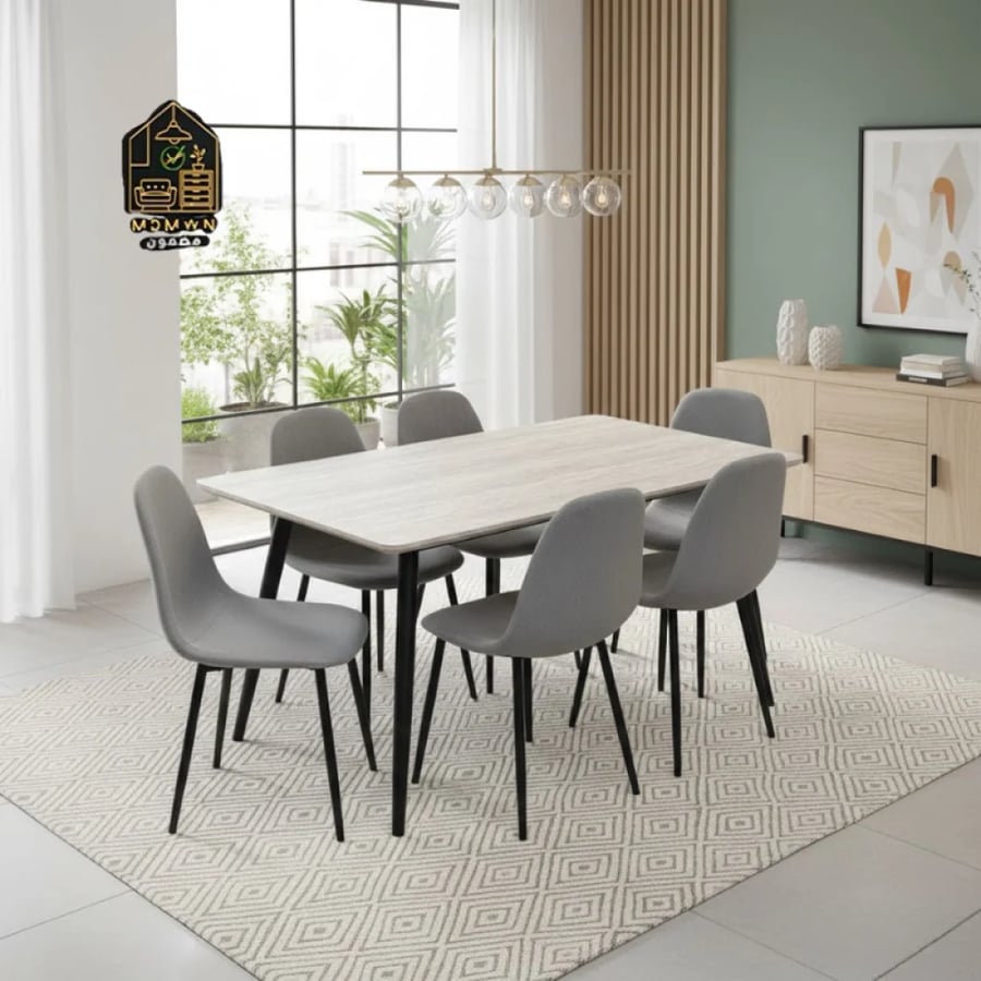 طاولة طعام بتصميم عصري وأنيق