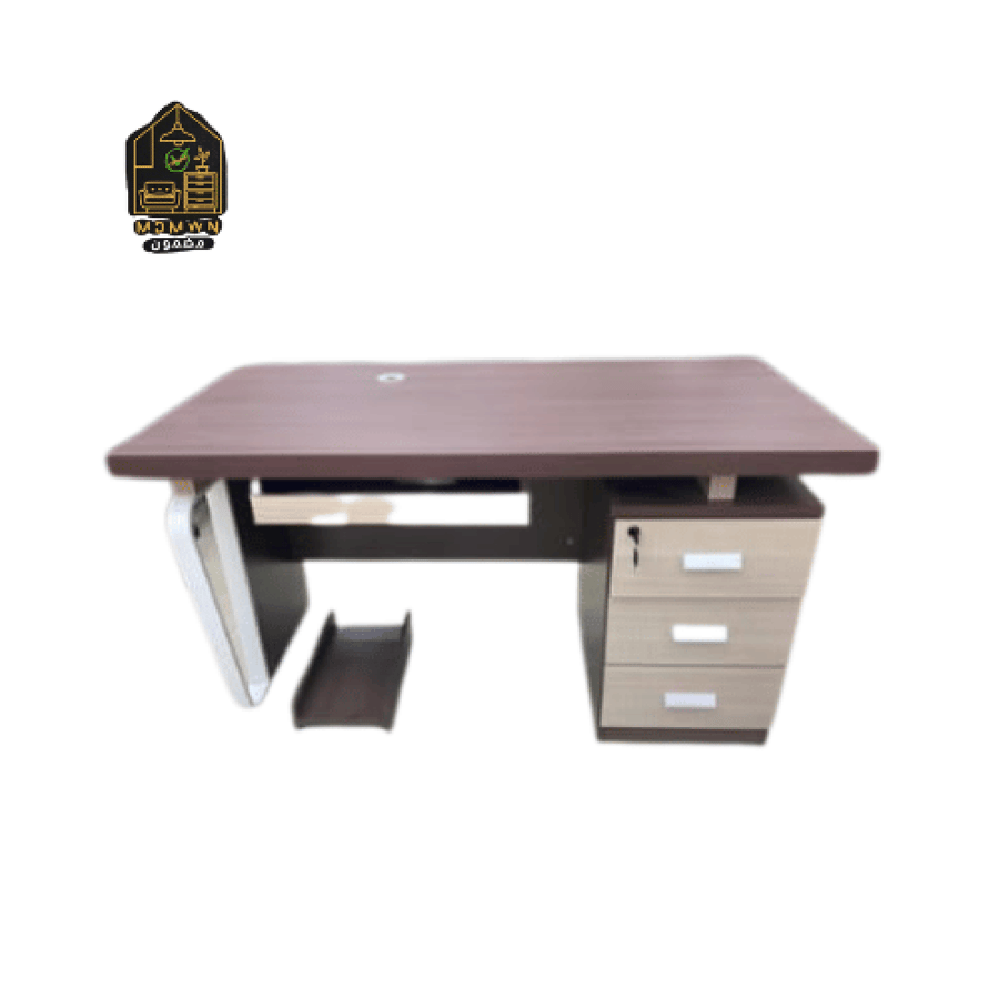 مكتب عمل إداري خشبي بتصميم عصري