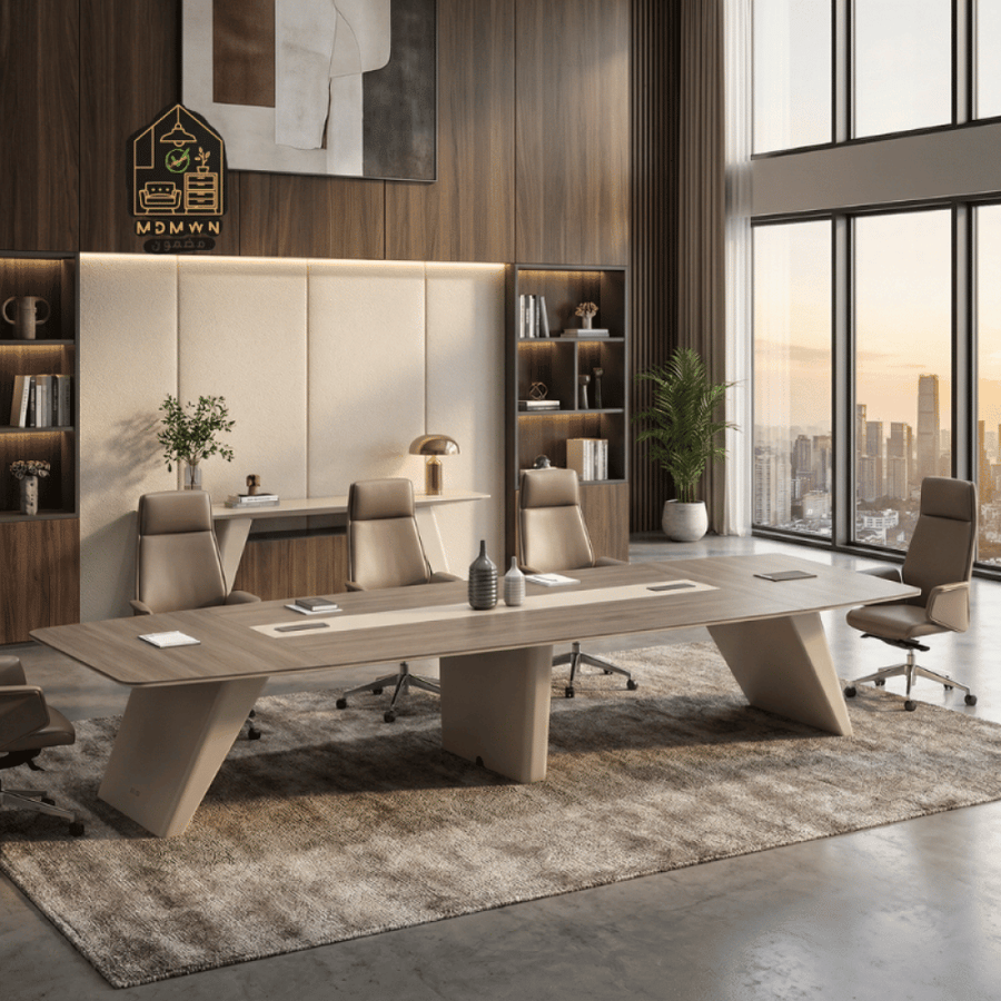 طاولة اجتماعات تصميم عصري أنيق مقاسات