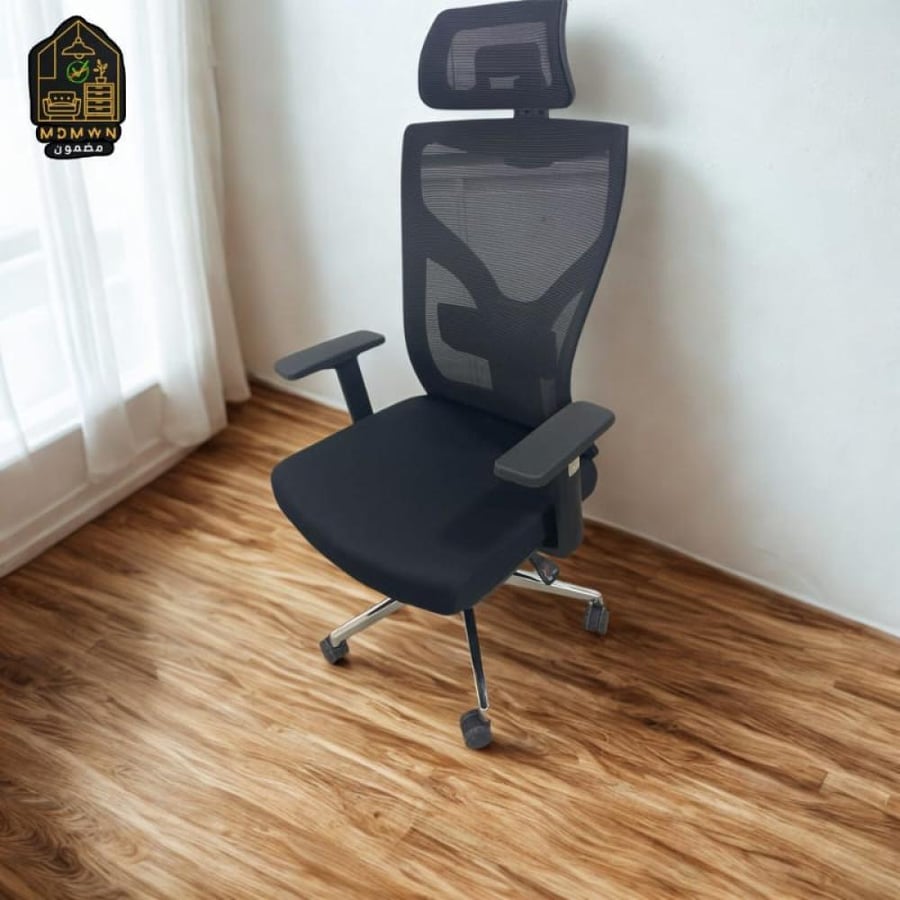كرسي مكتبي مريح مع مسند رأس