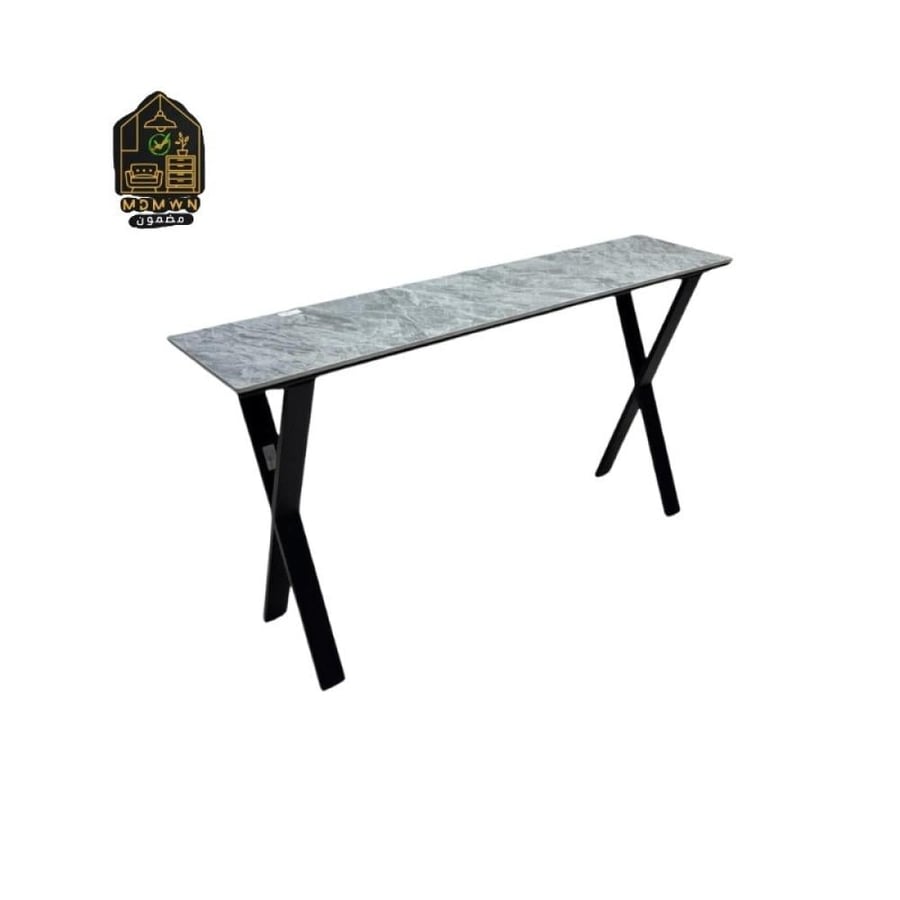 Stylish modern ceramic entryway table, 140 cm