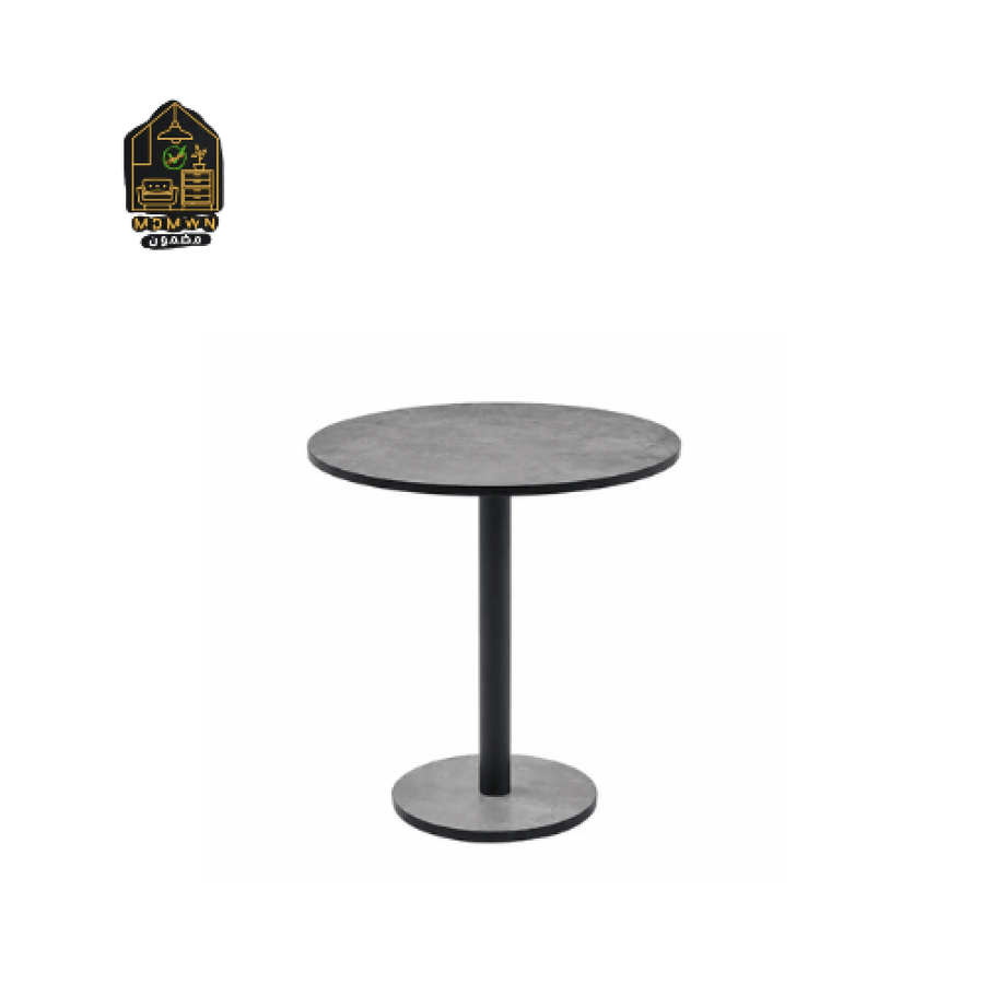 Round melamine cafe table in various colors