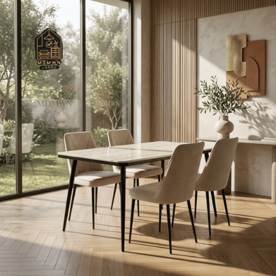 Luxury marble dining set