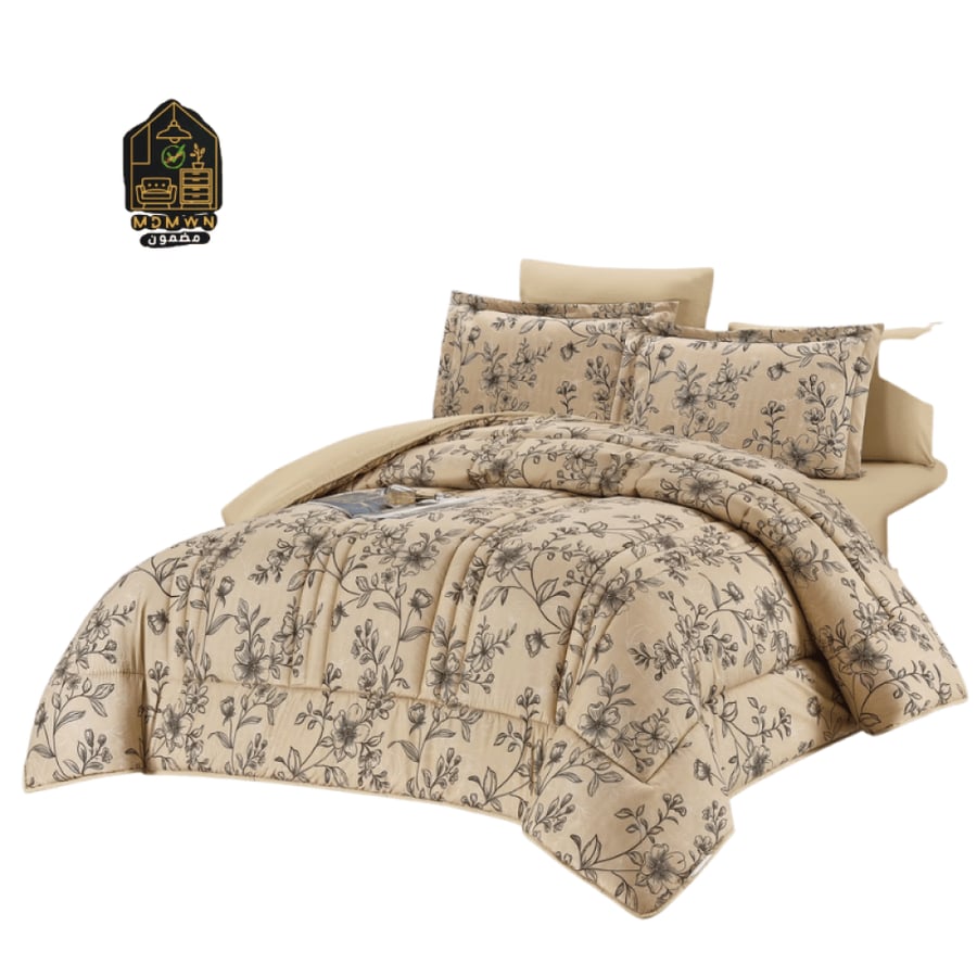 Modern floral bed sheet set, single and double