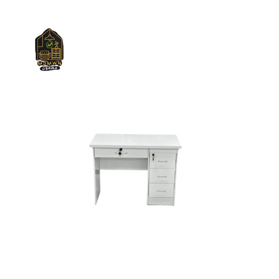 Practical wooden work desk, available in various colors and sizes.