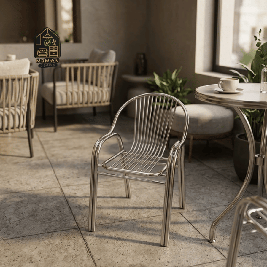 Modern steel iron chair