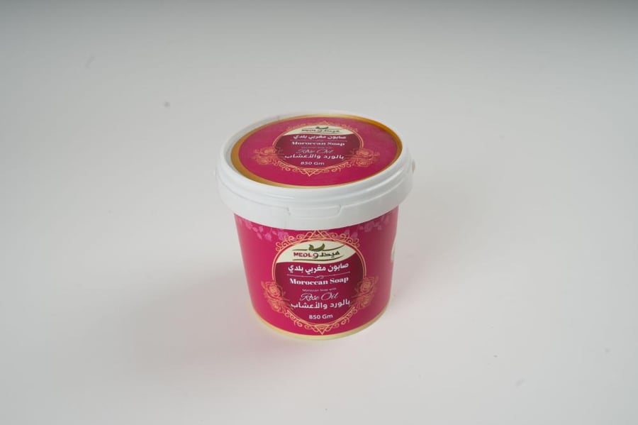 Moroccan local soap with rose and herbs