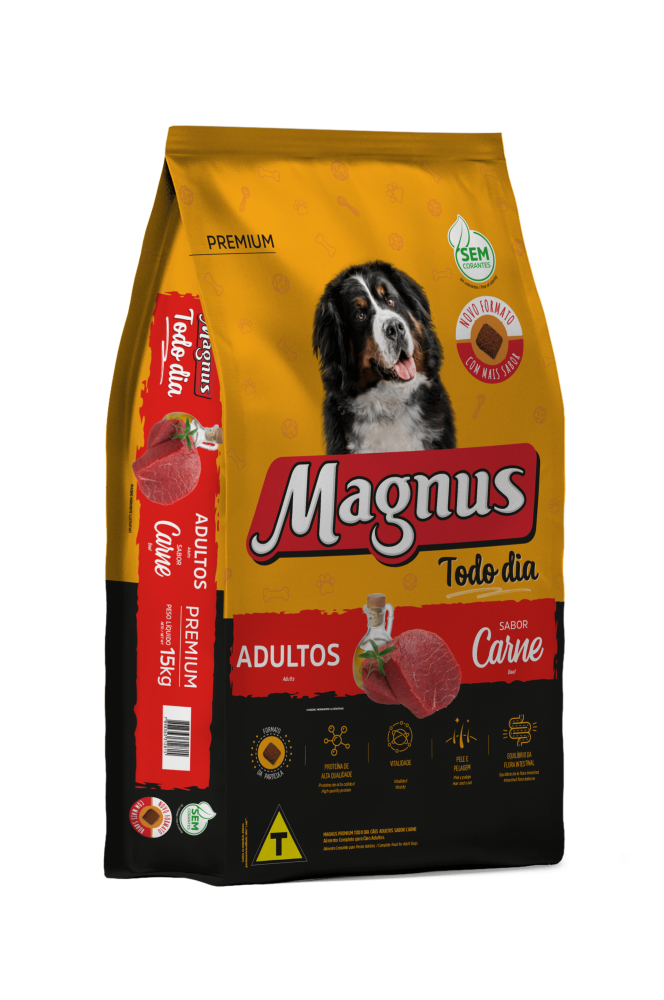 ماغنوس - Magnus – بريميوم دراي فود طعام جاف للكلاب البالغة بنكهة اللحم البقري 20 كيلو