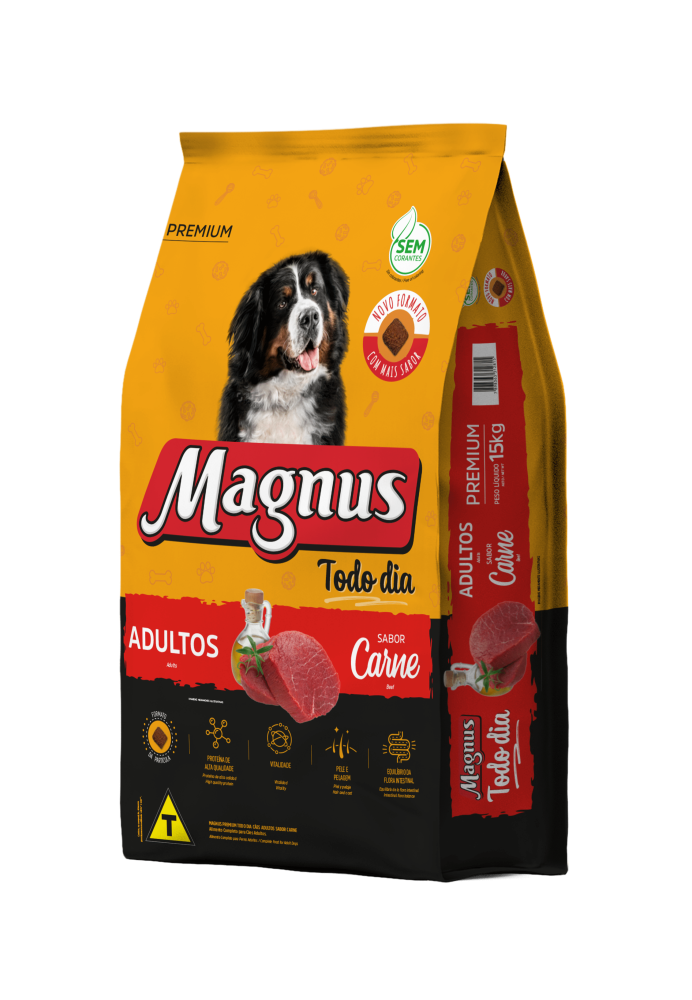 ماغنوس - Magnus – بريميوم دراي فود طعام جاف للكلاب البالغة بنكهة اللحم البقري 20 كيلو