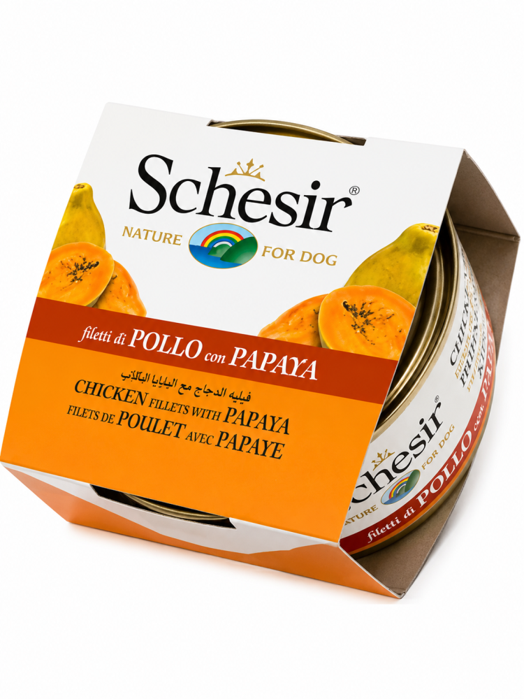 Shizer - Canned Wet Dog Food with Chicken and Papaya 150g