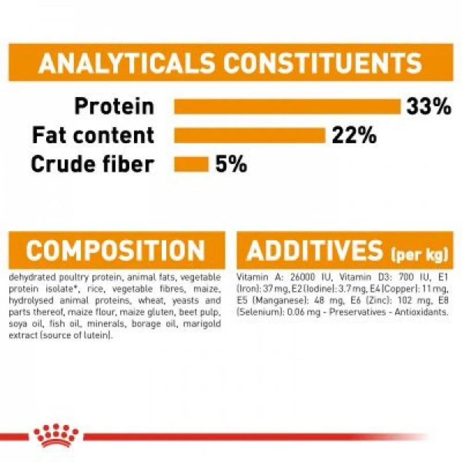 Royal Canin "Hair and Skin" dry cat food for fur and skin care