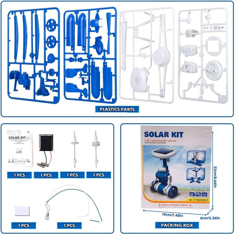 Assembly of solar robot kits