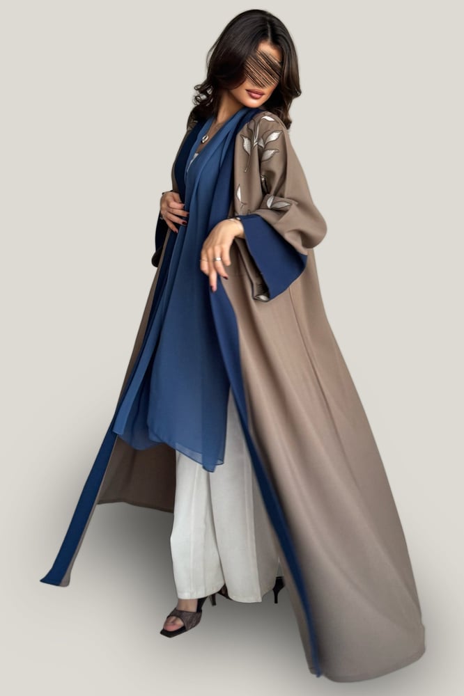 Soft embroidered crepe culottes