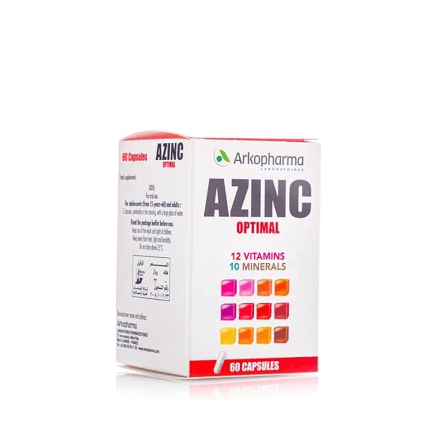 Arkopharma, Zinc Optimal Food Supplement - 60 Capsules